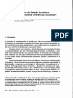 A Reforma Gerencial Do Estado Brasileiro