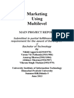 Marketing Using Multilevel