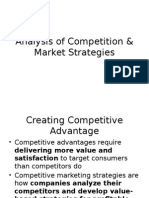 Analysis of Competition & Market Strategies