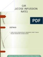 Gir (Glucose Infussion Rate)