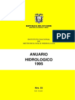 Anuario Hidrológico Ecuador 1995 INAMHI