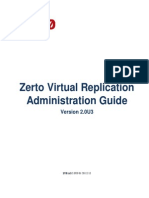 Zerto Virtual Replication Administration Guide