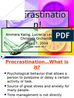 Procrastination