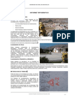 Informe Topografico Unh