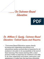 Outcome Based Education