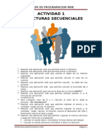 Ejercicio de Estructura Secuenciales