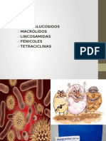 Farmacologia - Aminoglucosidos, Macrólidos, Lincosamidas, Fenicoles y Tetraciclinas