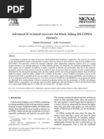 Ristaniemi, Joutsensalo, Advanced ICA-based Receivers For Block Fading DS-CDMA Channels, 2002