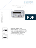 1.6Ghz Universal Counter H M 8 0 2 1 - 4: Mainframe Hm8001-2 Required For Operation