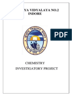 Kendriya Vidyalaya No.2 Indore: Chemistry Investigatory Project