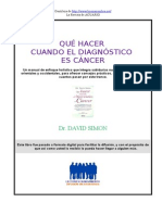 Cáncer - Qué Hacer Cuando El Diagnóstico Essimon, David - R