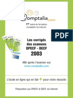 Sujet Corrige Dpecf Uv4 2003