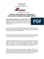 Destaca Bid Modelos de Negocios Inclusivos y Sociales de Cemex Mexico