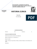 Historia Clínica Dermatología