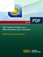 SDL Trados Studio 2011 New Features