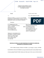 Haddad v. Indiana Pacers Et Al - Document No. 55