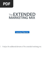 Extended Marketing Mix