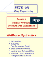 Wellbore Hydraulics, Pressure Drop Calculations