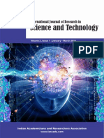 International Journal of Research in Science and Technology Volume 2, Issue 1 January - March 2015 ISSN: 2394-9554