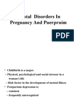 Psychiatric Disorders in Pregnancy