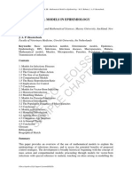 Unesco - Eolss Sample Chapters: Mathematical Models in Epidemiology