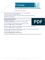 Thermal Transfer Simulation For Concentrator Photovoltaic Receiver Under Concentration Condition