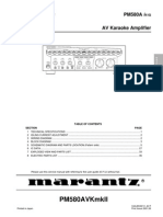 Amplificador Marantz Pm580a PDF