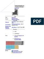 Structure of The UK Parliament