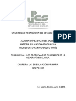 Ensayo Final Geografía