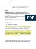 Contrato de Franquicia. Conceptualizacion - Antecedentes - Legislacion en El Proyecto Del Nuevo Codigo - Repercusion en La Actualidad y Franquicia A Nivel Mundial.