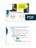 Unit 3 - Electrostatics