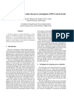 RTL Design Techniques To Reduce The Power Consumption of FPGA Based Circuits