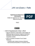 16 DOM AJAX Con JQuery Rails