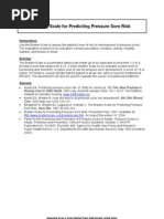 Braden Scale Risk Assessment Sheet