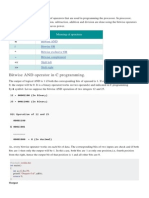 Bitwise Operators