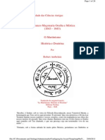 O MartinismO MARTINISMO - HISTÓRIA E DOUTRINA POR ROBERT AMBELAIM PDF