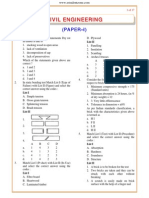 IES OBJ Civil Engineering 2004 Paper I