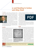 Segregation and Banding in Carbon and Alloy Steel