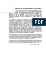 Acta de Intervención Policial Caso Revolver Negro