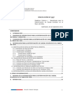 Minuta DGA #267 - 2011 Establece Criterios y Metodología Determinar Caudal Ecológico