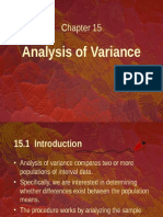 Analysis of Variance