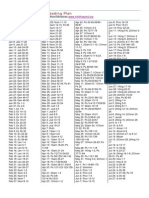 Chronological Bible Reading Chart