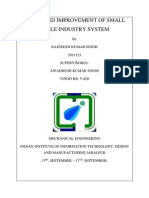 Study and Improvement of Small Scale Industry System