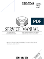 Service Manual: CSD-TD49