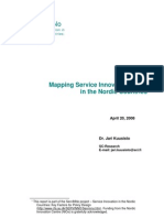 Mapping Service Innovation Policy in The Nordic Countries