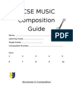 Gcse Music Composition Booklet