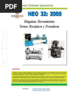 NEO-32 Máquinas Herramientas - Tornos Mecánicos y Fresadoras.