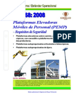 NEO-68 Plataformas Elevadoras Móviles de Personal (PEMP) - Requisitos de Seguridad.