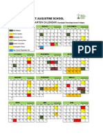 ST Augustine Kindergarten Calendar 2015-2016 Final