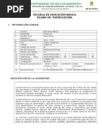 Syllabus de Puericultura Educacion Basica